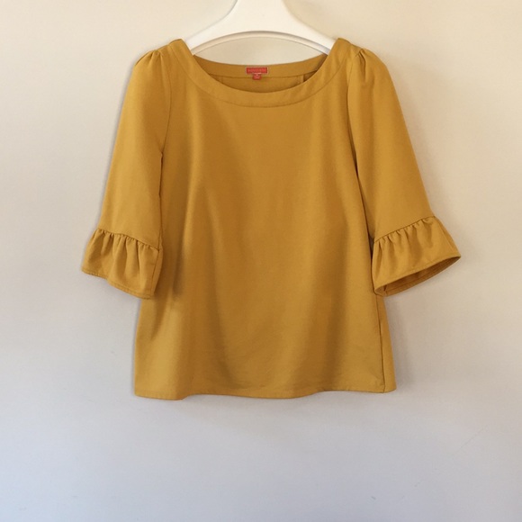 ModCloth Mustard Top - Picture 3 of 7